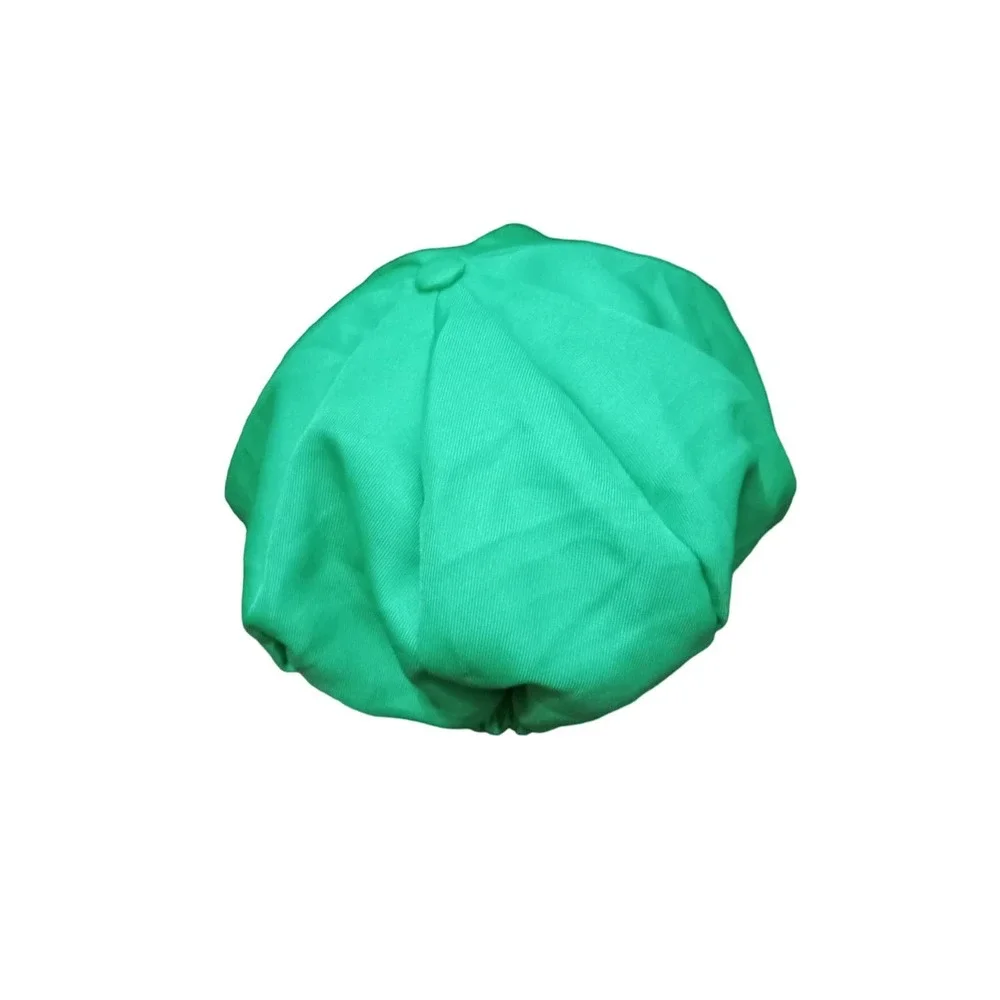 Luigi green hat/cap, elastic on back. One size